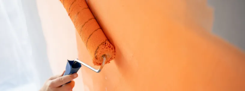 Pintar parede com rolo ou pistola